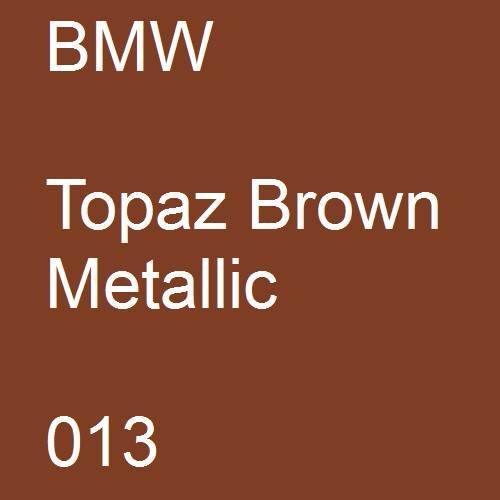 BMW, Topaz Brown Metallic, 013.